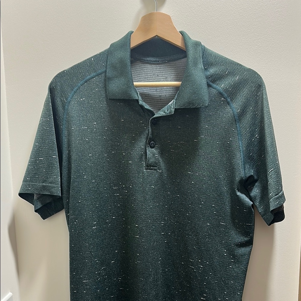 lululemon athletica Dark Green Polo Shirt